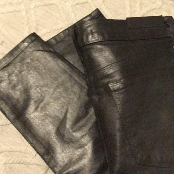 J Brand Maria High-Rise Coated Skinny Jeans - Picture 4 of 7